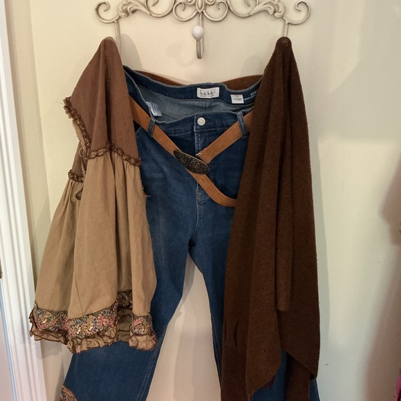 fabulous boho chic  jeans.Size 12 new with tag - Picture 15 of 16